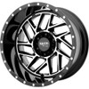 Moto Metal MO985 Breakout 20x10 8x170 Gloss Black Machined Wheel 20" -18mm Rim