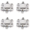 Vision Wheel C375-6C Chrome 6 Lug Short Wheel Center Cap
