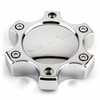 Set 4 Vision C375-6C Warrior 375 Chrome 6 Lug Short 6x135 6x5.5 Wheel Center Caps