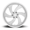 US Mag U134 Desperado 24x9 6x5.5 Silver Brushed Milled Left Wheel 24" Rim 25mm