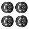 Set 4 22" Gear Off Road 775BM Surge Black Milled 22x10 Wheels 6x135 6x5.5 -19mm