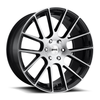 DUB 1PC S206 Luxe 22x9.5 6x5.5 Gloss Black Brushed Wheel 22" 20mm Truck Suv Rim