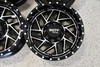 Moto Metal MO985 Breakout 16x8 6x5.5 Gloss Black Machined Wheel 16" -6mm Rim