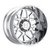 20" Hostile H128 Diablo Armor Plated 20x10 Wheel 8x6.5 -19mm Lifted Truck Rim