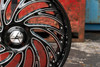 20" Azara AZX-101 Gloss Black & Milled 20x8.5 Wheel 5x112 5x4.5 35mm Rim