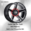 Vision Empire gloss black center cap