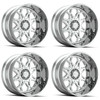 Set 4 20" Hostile H132 Anvil Armor Plated 20x12 Wheels 6x5.5 -44mm Lifted Rims