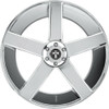 DUB 1PC S115 Baller 30x10 5x5.0 Chrome Plated Wheel 30" 10mm For Chevy GMC Rim
