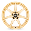 18" Motegi MR154 Battle 18x9.5 5x4.5 Gold Wheel 15mm 5 Lug Rim