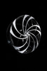 24" Azara AZA-540 Gloss Black & Machined 24x9 Wheel 5x115 5x120 32mm Rim