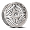 22" Azara AZA-526 Nano Chrome 22x9.5 Wheel 5x115 5x120 15mm Rim