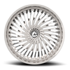 22" Azara AZA-526 Nano Chrome 22x9.5 Wheel 5x115 5x120 15mm Rim