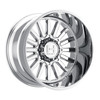 Set 4 22" Hostile H127 Titan Armor Plated 22x10 Wheels 8x170 -25mm Truck Rims