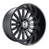 Set 4 20" Hostile H127 Titan Asphalt 20x9 Wheels 8x170 0mm For Ford Truck Rims