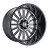 20" Hostile H127 Titan Blade Cut 20x9 6x5.5 12mm For Chevy GMC Ram Cadillac Rim