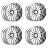 Set 4 20" Hostile H127 Titan Armor Plated 20x9 Wheels 6x5.5 0mm Truck Suv Rims