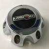 Vision 6 Lug Brutal 392 Wheel Center Hub Cap Chrome 5.5" C392-6V VIS336 Vision 6 Lug Brutal 392 Wheel Center Hub Cap Chrome 5.5" C392-6V VIS336