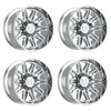 Set 4 22" Hostile H126 Maniac Armor Plated 22x12 Wheels 8x180 -44mm Lifted Rims