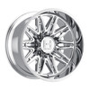 Set 4 22" Hostile H126 Maniac Armor Plated 22x12 Wheels 8x180 -44mm Lifted Rims