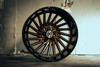 22" XF Off-Road XF-239 Satin Black Bronze Machined 22x12 Wheel 8x170 8x180 -44mm