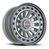 Set 4 17" Vortek Radar VRD-702 Matte GunMetal 17x9 Wheels 5x5 5x5.5 0mm Rims