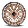 18" Vortek Radar VRD-702 Bronze w/ Black Bolts 18x9 Wheel 6x135 6x5.5 -12mm Rim
