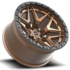 20" Vortek Atheno VRT-603 Bronze w/ Black Bead Ring 20x10 Wheel 6x135 6x5.5 -24mm