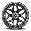 22" Vortek Atheno Satin Black VRT-603 22x12 Wheel 8x170 Rim -44mm For Ford