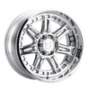 22" Hostile H124 Lunatic Armor Plated 22x10 Wheel 6x5.5 -25mm Lifted Truck Rim