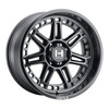 Set 4 20" Hostile H124 Lunatic Asphalt 20x12 Wheels 6x135 -44mm Lifted Rims