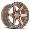 Set 4 17" Vortek Argon VRT-602 Matte Bronze 17x9 Wheels 6x135 6x5.5 -12mm Rims