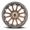 Set 4 20" Vortek Spartan VRT-601 Matte Bronze 20x10 Wheels 6x135 6x5.5 -12mm Rims