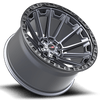 20" Vortek Spartan VRT-601 Matte Titanium 20x10 Wheel 6x135 6x5.5 -24mm Rim