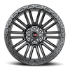 Set 4 20" Vortek Zeus VRT-604 Satin Black 20x9.5 Wheel 8x170 8x180 Rim 0mm