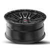 Set 4 20" Vortek Zeus VRT-604 Satin Black 20x9.5 Wheel 8x170 8x180 Rim 0mm
