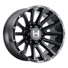 Set 4 20" Hostile H123 Typhoon Asphalt 20x12 Wheels 8x170 -44mm Lifted Rims