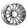 Set 4 20" Hostile H123 Typhoon Armor Plated 20x12 Wheels 8x6.5 -44mm Lifted Rims