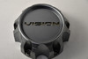 Vision 353 Turbine 6 Lug Wheel Center Cap C353GM-6V Gunmetal Fits 6x5.5 6x135