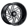 20" Hostile H116 Jigsaw Blade Cut 20x10 Wheel 6x135 -19mm For Ford Lincoln Rim