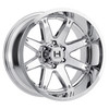 Set 4 22" Hostile H109 Alpha Armor Plated 22x10 Wheels 6x5.5 -25mm Lifted Rims