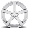 Set 4 22" Cavallo CLV-5 Nano Chrome 22x9 Wheels 5x112 Rims 35mm
