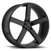 Set 4 22" Cavallo CLV-5 Gloss Black 22x9 Wheels 5x120 Rims 35mm