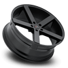 Set 4 20" Cavallo CLV-5 Gloss Black 20x8.5 Wheels 5x115 15mm For Chrysler Dodge