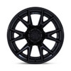 20" Fuel FC402 Catalyst Matte Black Gloss Black Lip 20x9 Wheel 6x5.5 20mm Rim