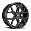 DUB 1PC S208 Royalty 22x9.5 6x135 6x5.5 Gloss Black Wheel 22" 30mm Rim