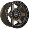 20" Dropstars Trail Series 604BZB Bronze Black Ring 20x9 Wheel 6x135 6x5.5 -20mm