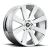 DUB 1PC S131 8-Ball 22x9.5 6x5.5 Chrome Plated Wheel 22" 20mm Rim