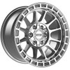 Set 4 17" Dropstars Trail Series 606MS Machined & Silver 17x8.5 6x135 6x5.5 00mm