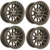 Set 4 17" Dropstars Trail Series 606BZ Satin Bronze 17x8.5 Wheels 8x170 00mm Rim