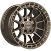 Set 4 17" Dropstars Trail Series 606BZ Satin Bronze 17x8.5 Wheels 8x170 00mm Rim